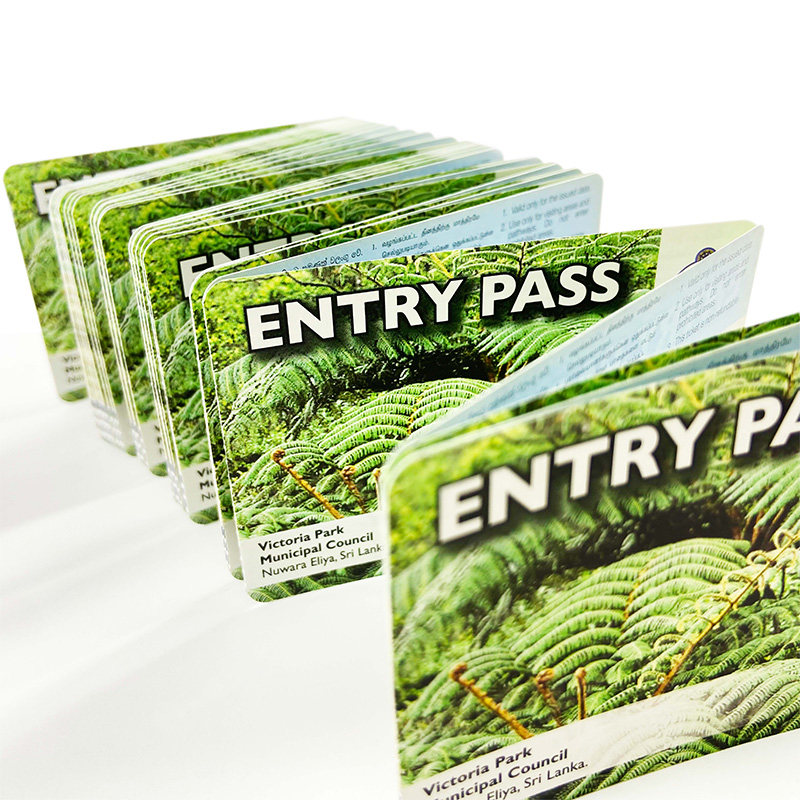 MIFARE Ultralight® C / EV1 RFID Paper Ticket For Entry Pass