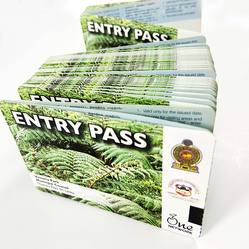MIFARE Ultralight® C / EV1 RFID Paper Ticket For Entry Pass