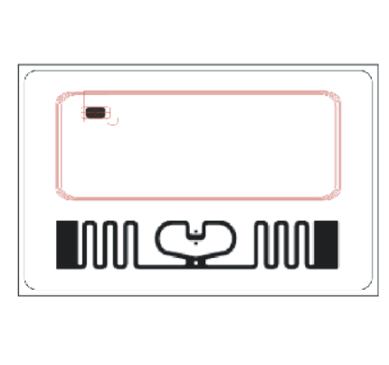 Dual Frequency HF+UHF RFID Card