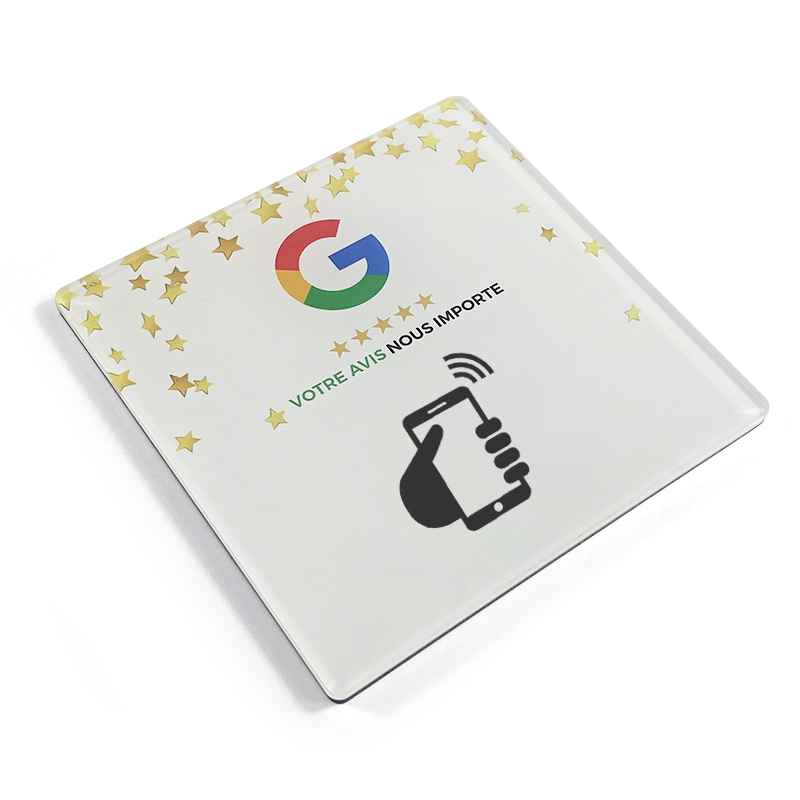 Acrylic Google Review NFC Card