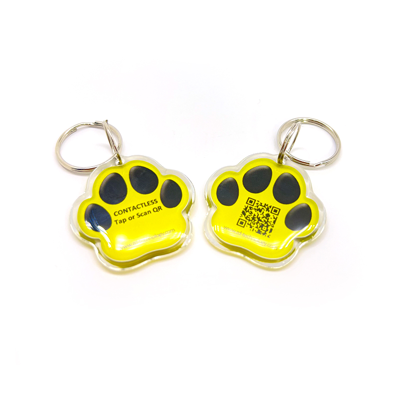 NFC dog Paw Pet RFID Tag