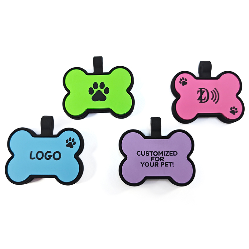 Dog bone NFC silicone tag