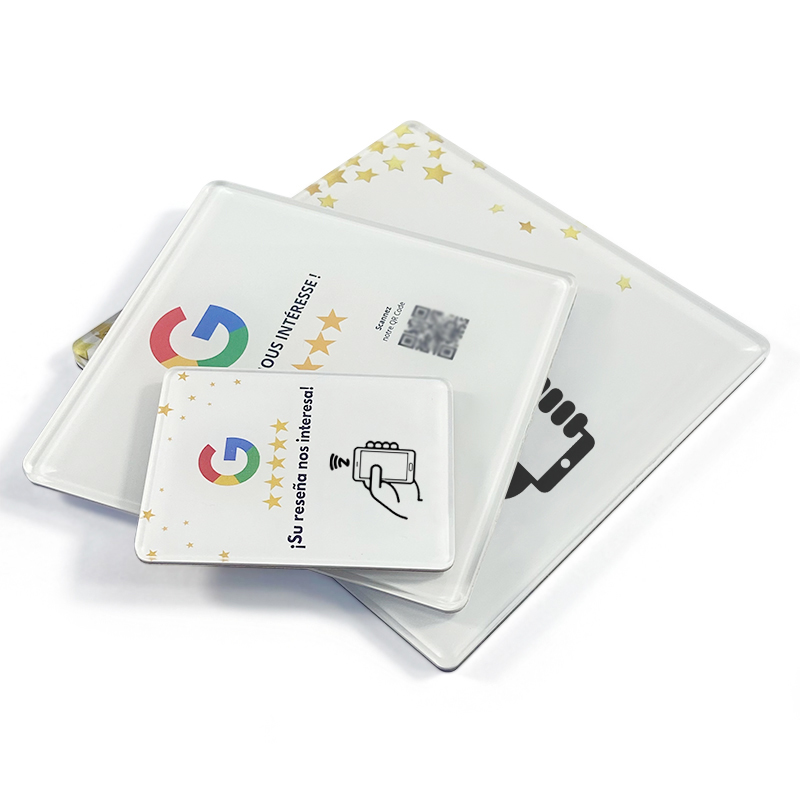 Acrylic Google Review NFC Card