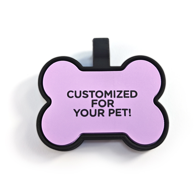 Dog bone NFC silicone tag