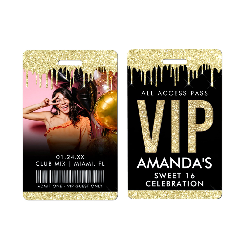 Custom VIP Pass Badge MIFARE Ultralight® EV1  Festival  Event ID Badge