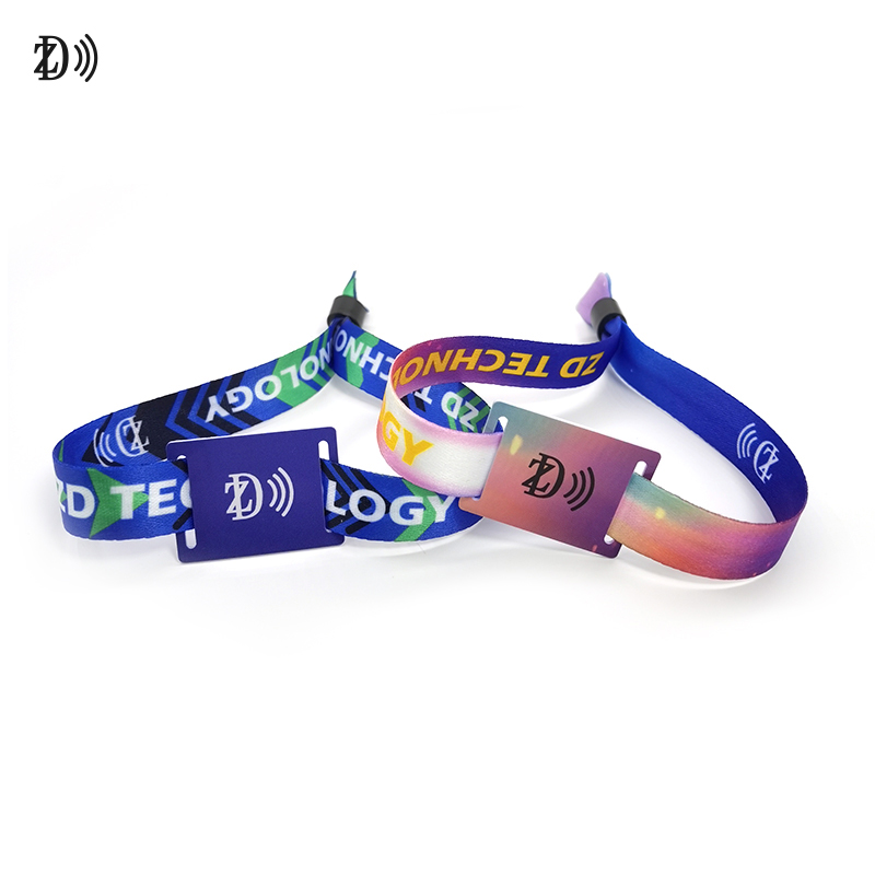 Sport Football Event RFID Woven Wristband