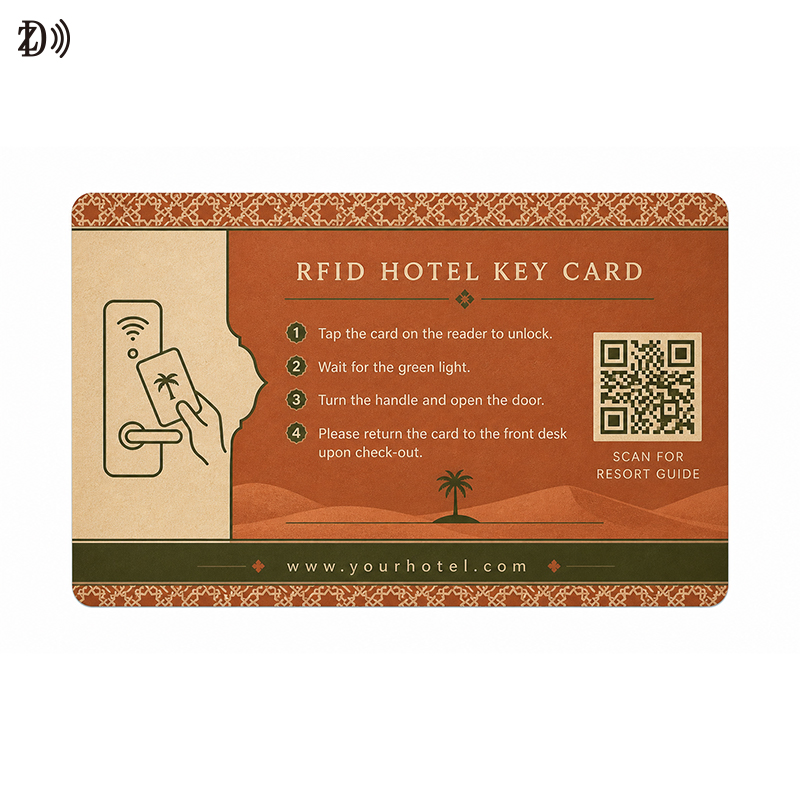 RFID Hotel Key Card – Custom PVC Smart Room Access Card
