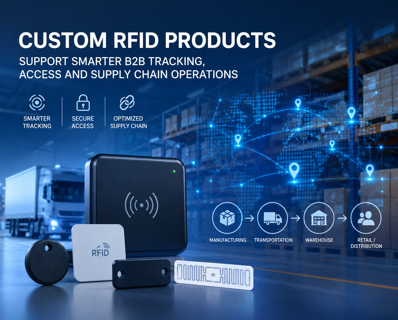 Custom RFID Products Support Smarter B2B Tracking, Access and Supply Chain Operations