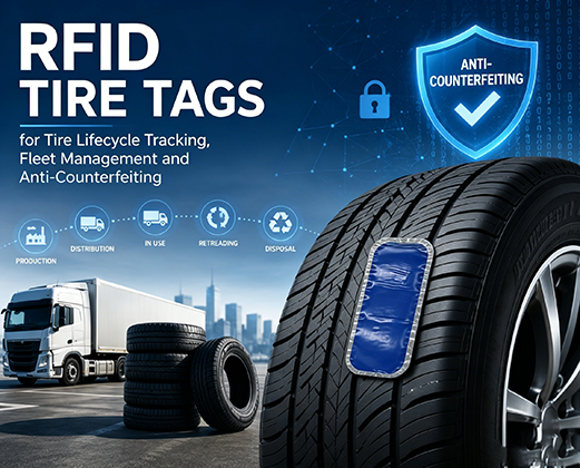 RFID Tire Tags for Tire Lifecycle Tracking, Fleet Management and Anti-Counterfeiting