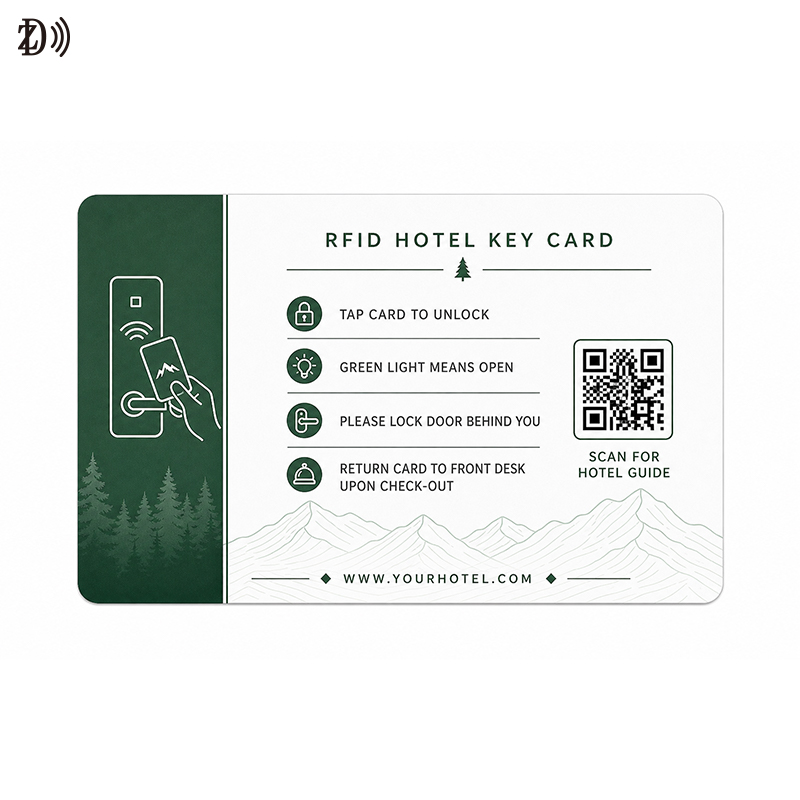 RFID Hotel Key Card – Custom PVC Smart Room Access Card