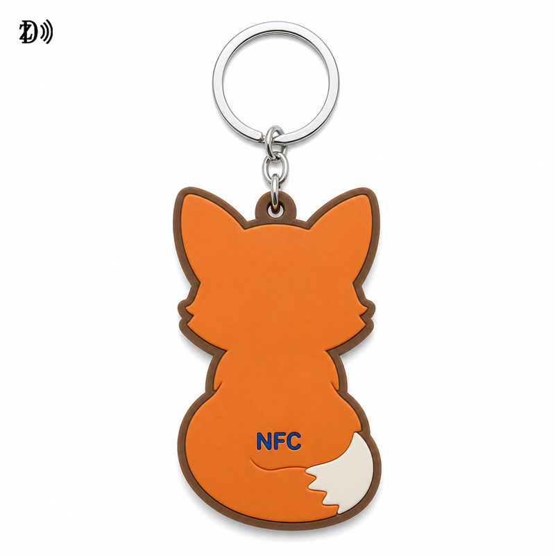 Custom Animal NFC Soft PVC Charm for Gifts and Brand Promotion