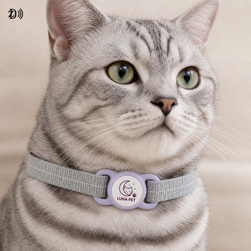 NFC Cat Silicone Pet Tag – Custom Kitty Link Smart ID Tag