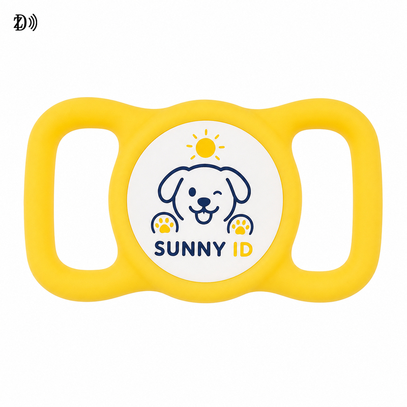 Bone Shape NFC Silicone Dog Tag – Custom Smart Pet ID Tag